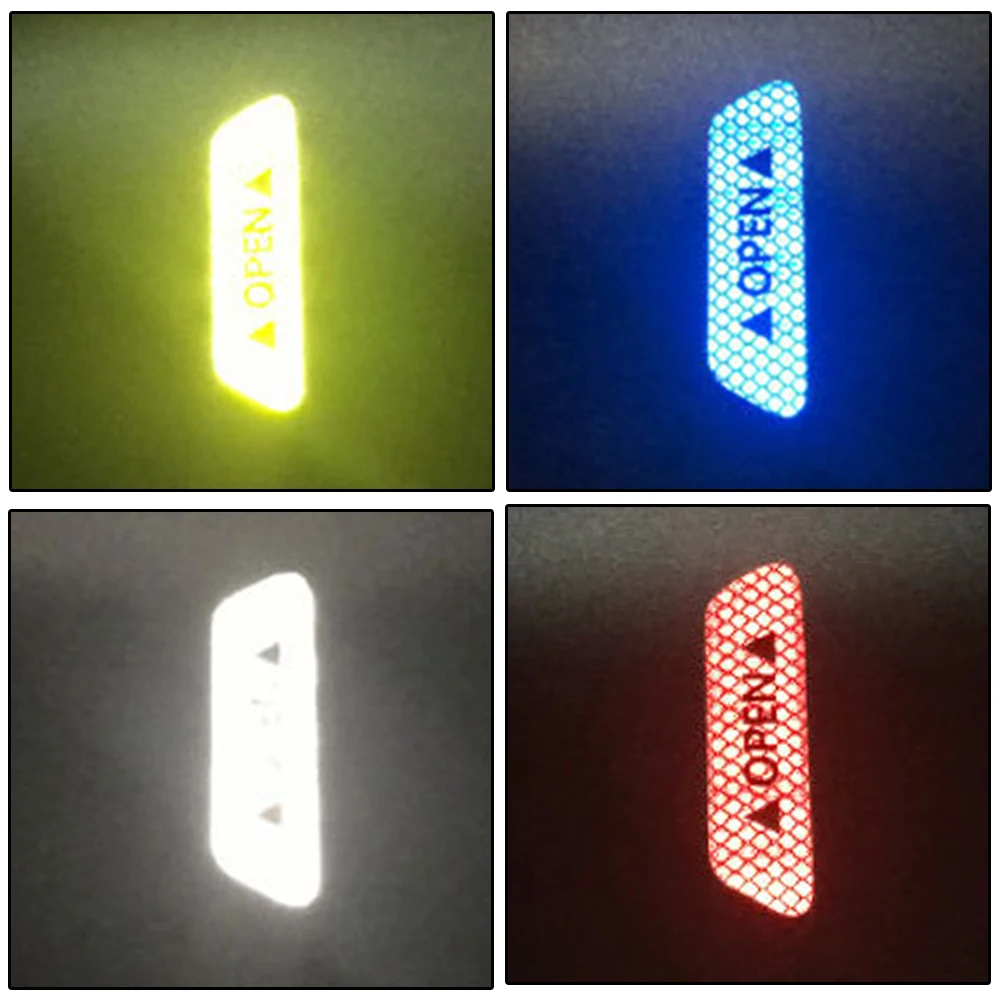 Универсальная автомобильная Светоотражающая полоса самоклеящийся светильник 4