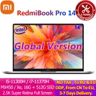 Ноутбук Xiaomi RedmiBook Pro 14, Intel i5-11300H MX450 16 ГБ 512 Гб SSD, экран 2,5 K, Windows 10 Pro, компьютер Mi Notebook