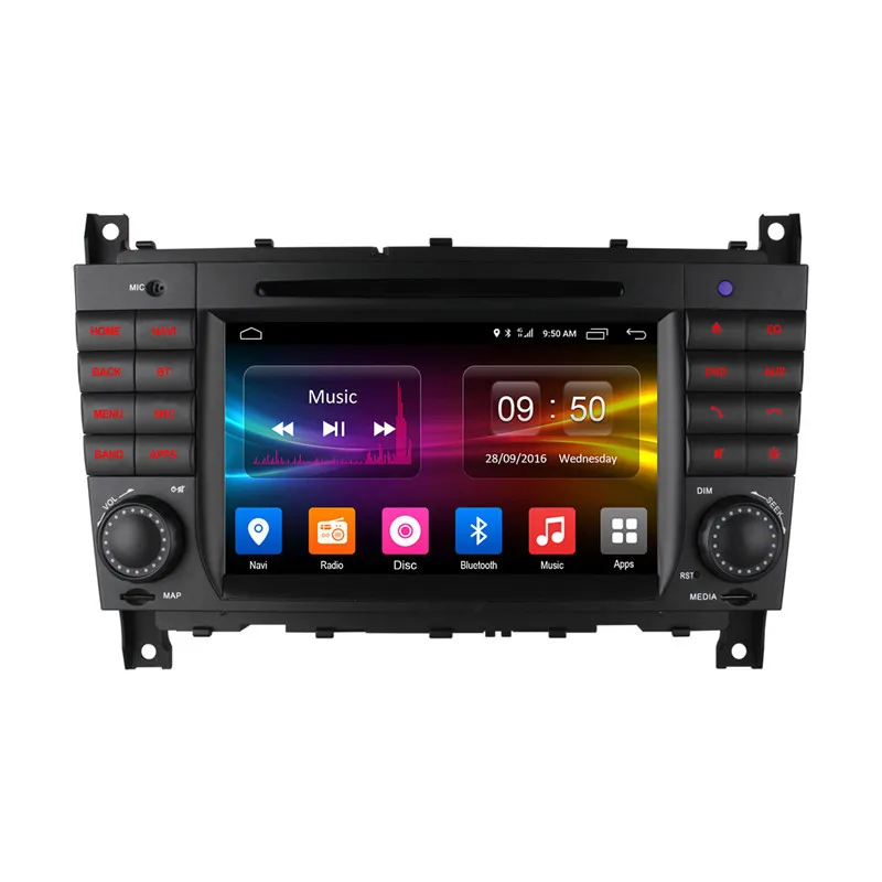 Octa Core Android 6 0 4G WIFI Автомобильный DVD для Mercedes Benz C Class W203 C200 C230 C320 CLK 200 CLK350 CLK500 W209 GPS