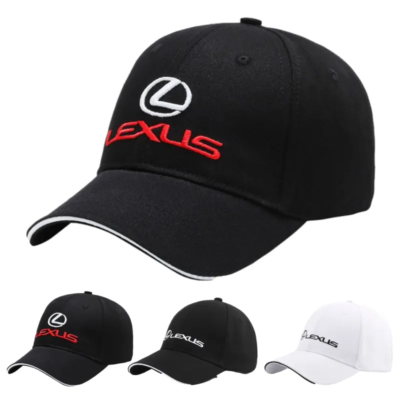 

Snapback Trucker Hat Men Baseball Cap For Lexus Letter Logo Women Gorras Adjustable Golf Fishing Running Hip Hop Sun Protection