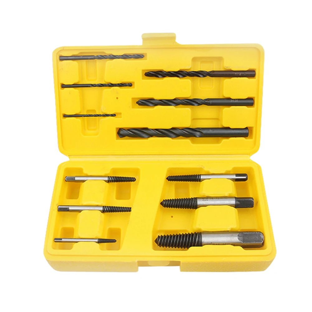 

High Carbon Steel 12pcs Screw Extractor Set Metric/ sae 3-6 6-8 8-11 3/32 1/8 3/16 1/4 5/16 3/8 In Stock