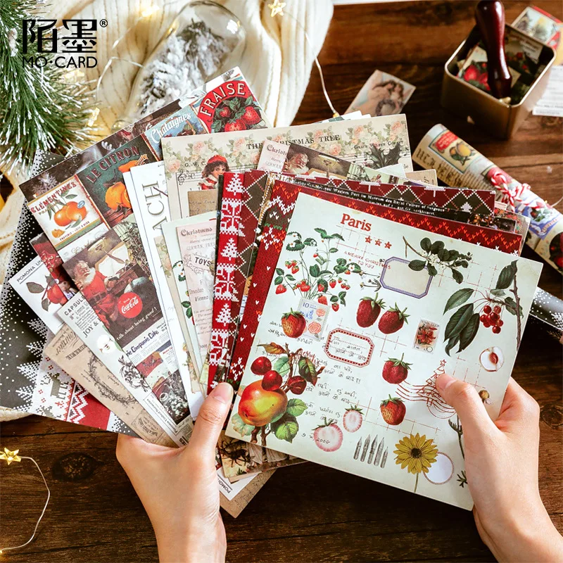 Лес Рождество Ночь фон декоративные наклейки бумага планировщик для