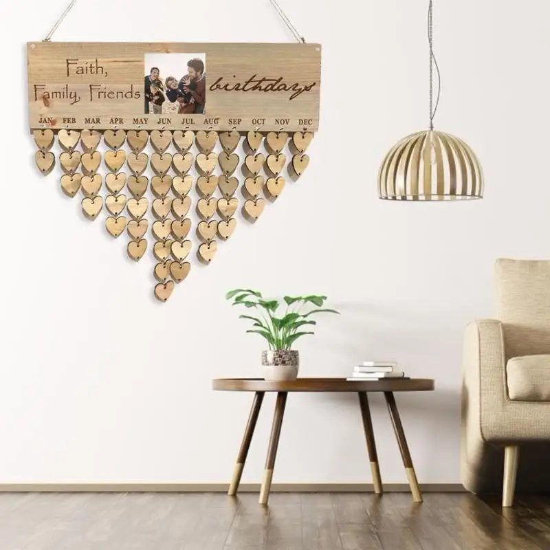 DIY кулон с календарем рамка для фотографий резная доска сообщений новый год