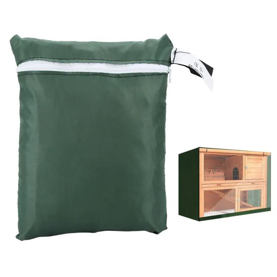 Птицеводство Ткань Оксфорд двойной слой Кролик Хатч пылезащитный чехол