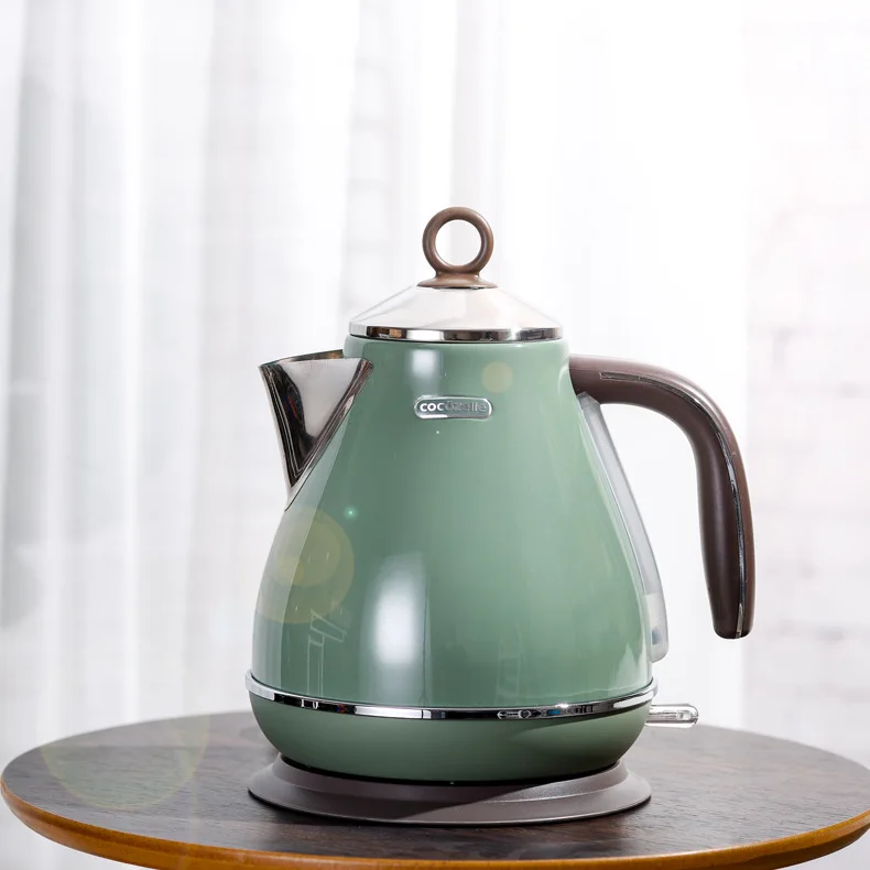 

Vintage Electric Kettle 304 Stainless Steel Automatic Power off Household kitchen appliances electric teapot
