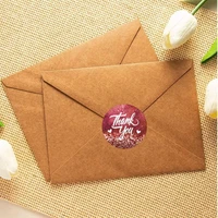5000pcs round 1inch adhesive label stickers gift cards envelope decoration sealing stickers label