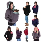 V-TREE толстовка с капюшоном для мамы, кенгуру, свитер, куртка, Одежда для беременных, утепленное пальто для беременных, для детей, зима 2020