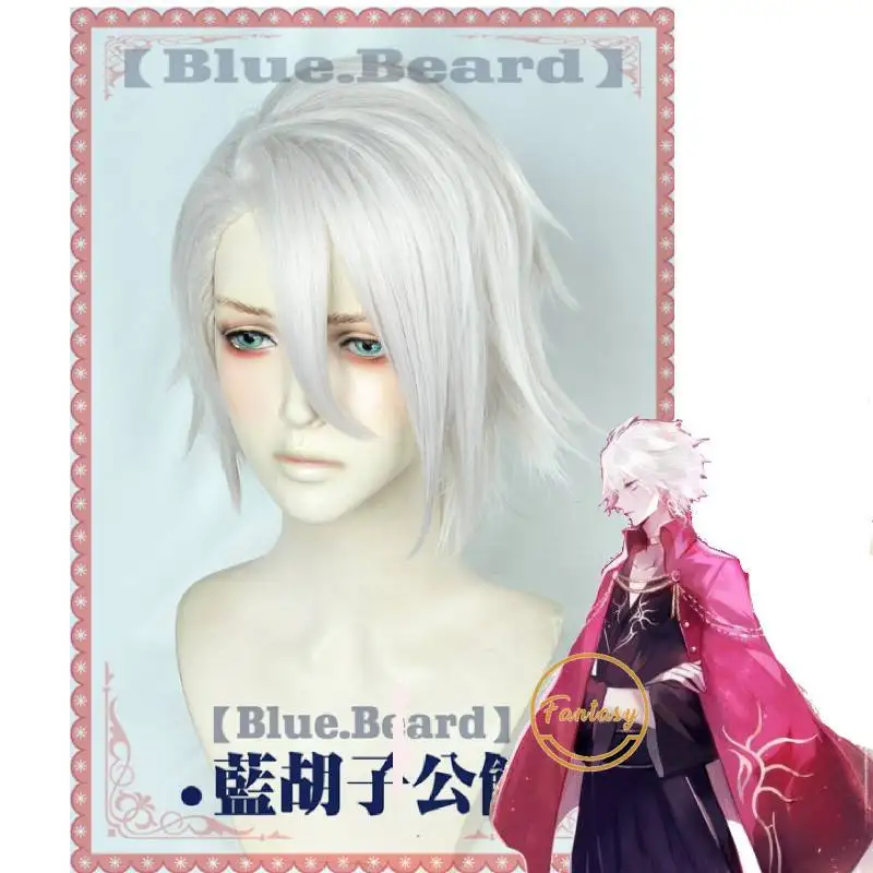 Fate Apocrypha EXTRA CCC Karna Karuna Wig Косплей термостойкие синтетические короткие белые