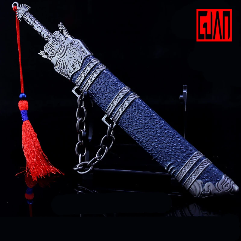 

Zinc Alloy Weapon Toys Around The Magic Road Chen Qingling Tv Theater Edition Nie Mingynba Sheath Knife Weapon Alloy Weapon