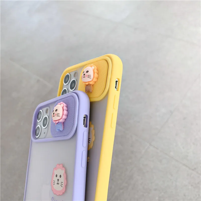 Чехол для iPhone 11 Pro Max 11Pro XS XR X 7 8 Plus SE 2020 защитный чехол с нажимом камеры милый