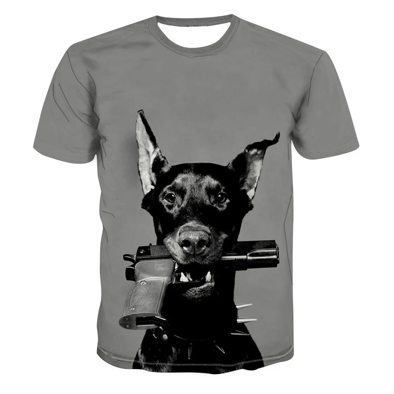 

Summer new storm wolf 3d printing/men's style T-shirt, new version of unique style and cool shirt are listed