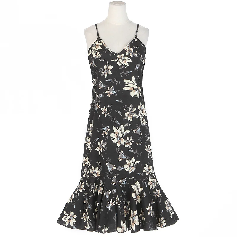 В богемном стиле Стиль принтованные женские Джокер Свободные слегка пухлые ММ с