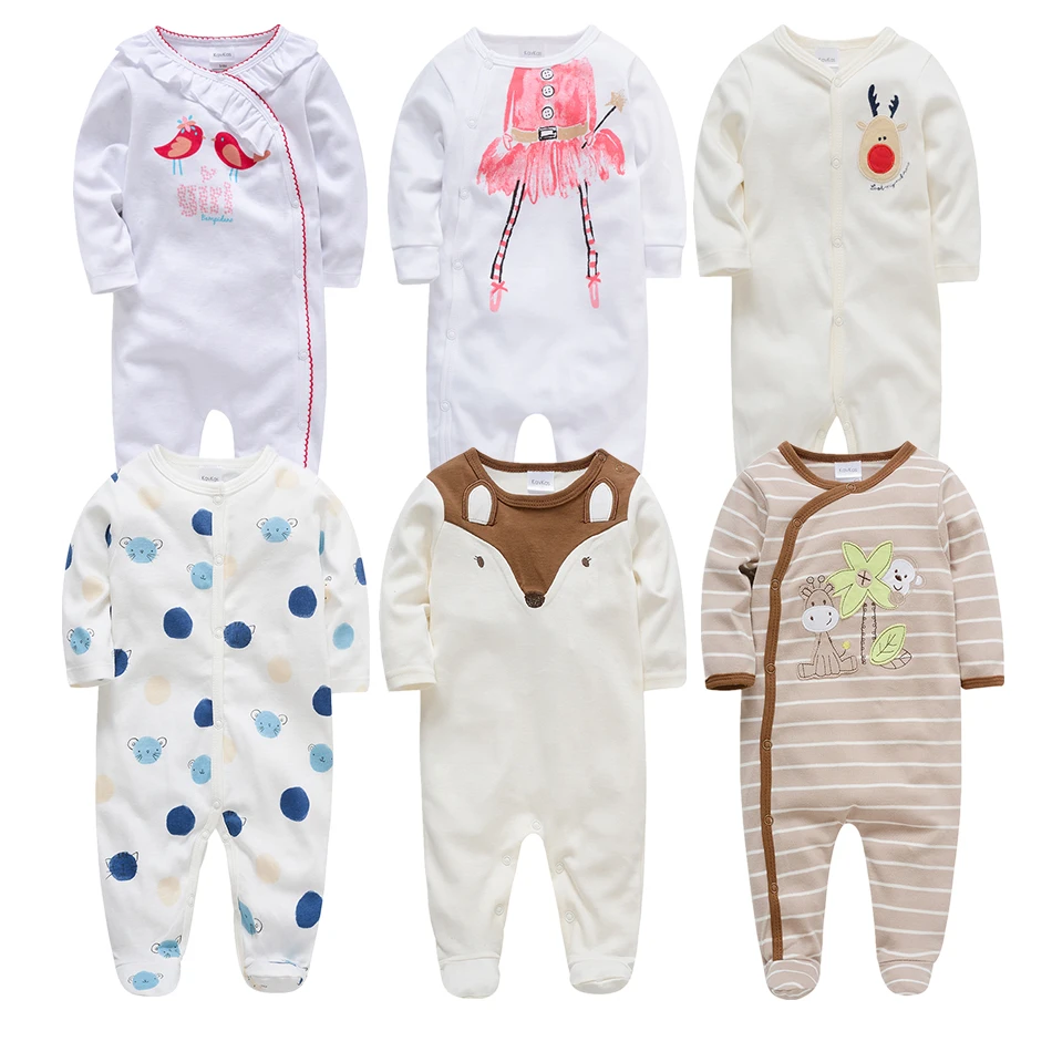Осенняя одежда для новорожденных девочек 2019 Ropa Bebe Recien Nacido пижамы с длинными