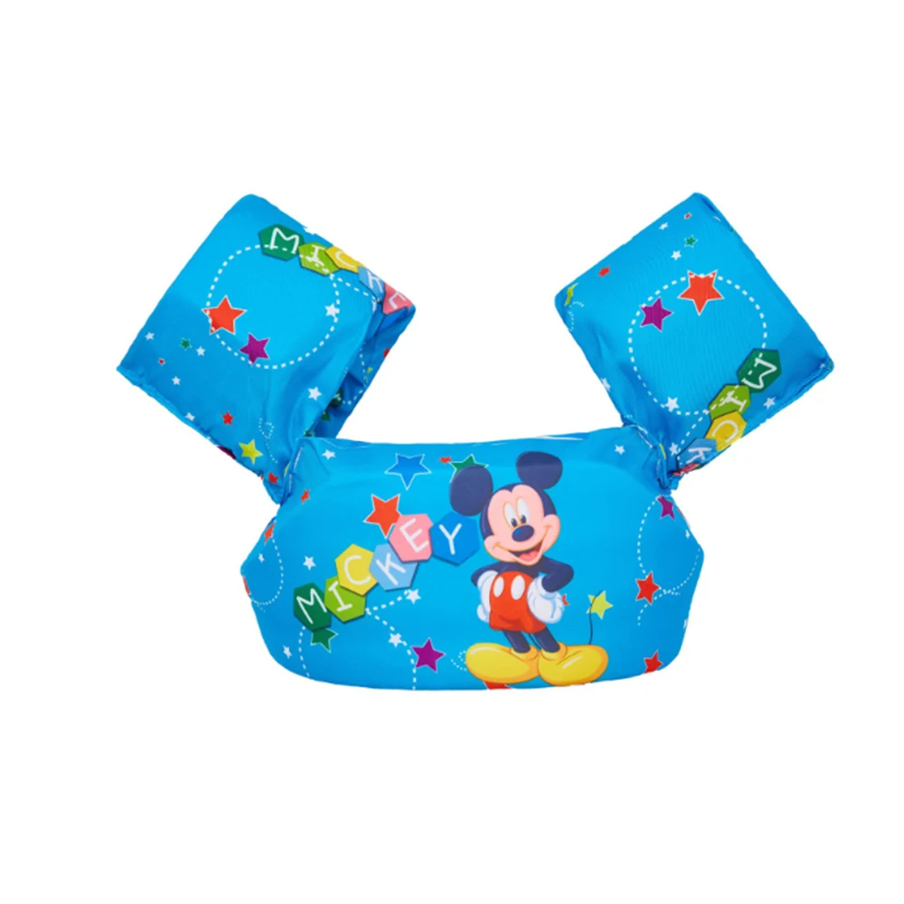 Mickey Плавательный круг мультфильм рука рукав спасательный жилет куртка купальник пена безопасность плавание обучение плавающий бассейн Купание и плавание кольцо - Цвет: Mickey