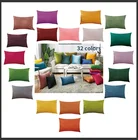 Однотонная наволочка, бархатные декоративные подушки для дивана, гостиной, Housse De 45*45, декоративные подушки в скандинавском стиле, домашний декор