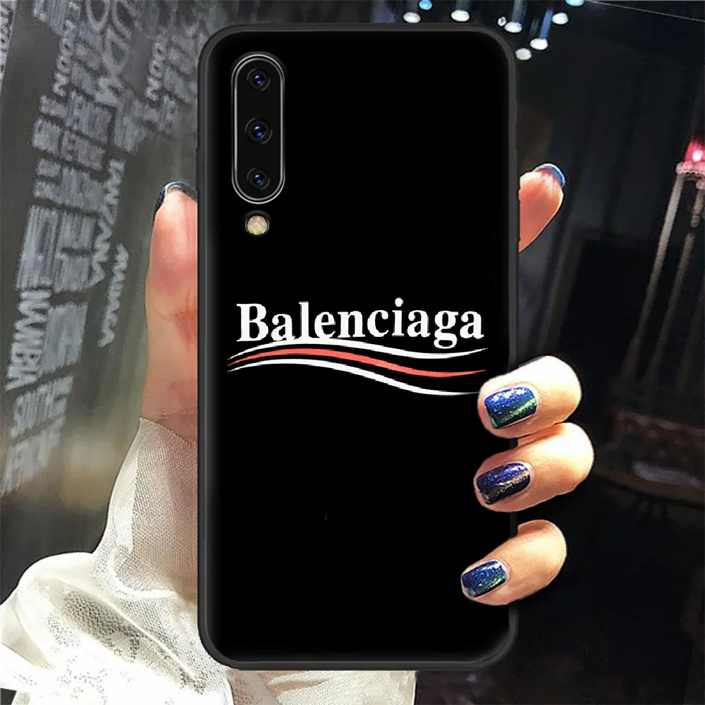 

French Luxury Brand Phone Case Cover For Samsung Galaxy A10 A20 A30 E A40 A50 A51 A70 A71 J 5 6 7 8 S black Waterproof Painting