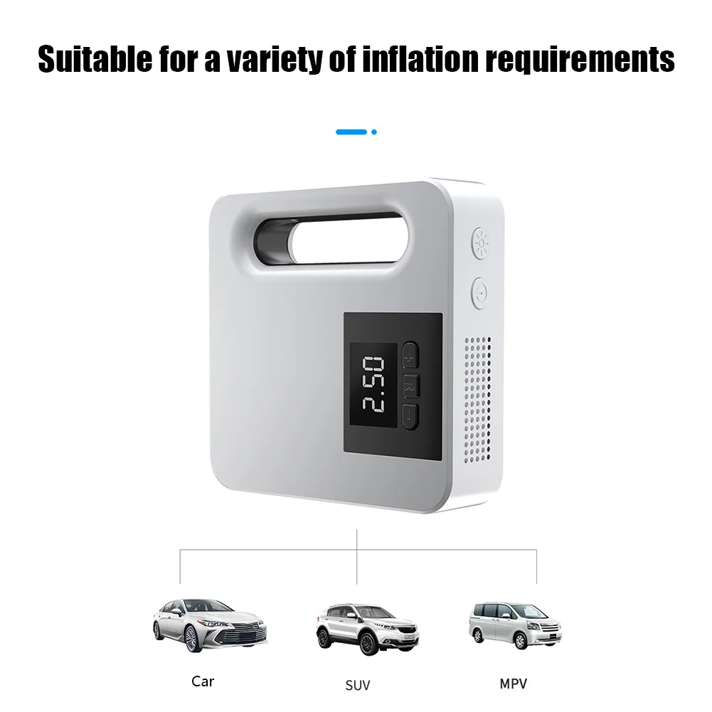 

DC 12V 150PSI Car Air Compressor Pump Electric Tire Inflatable Portable Auto Car Tire Inflator for Car Motorcycle LED Light Tire