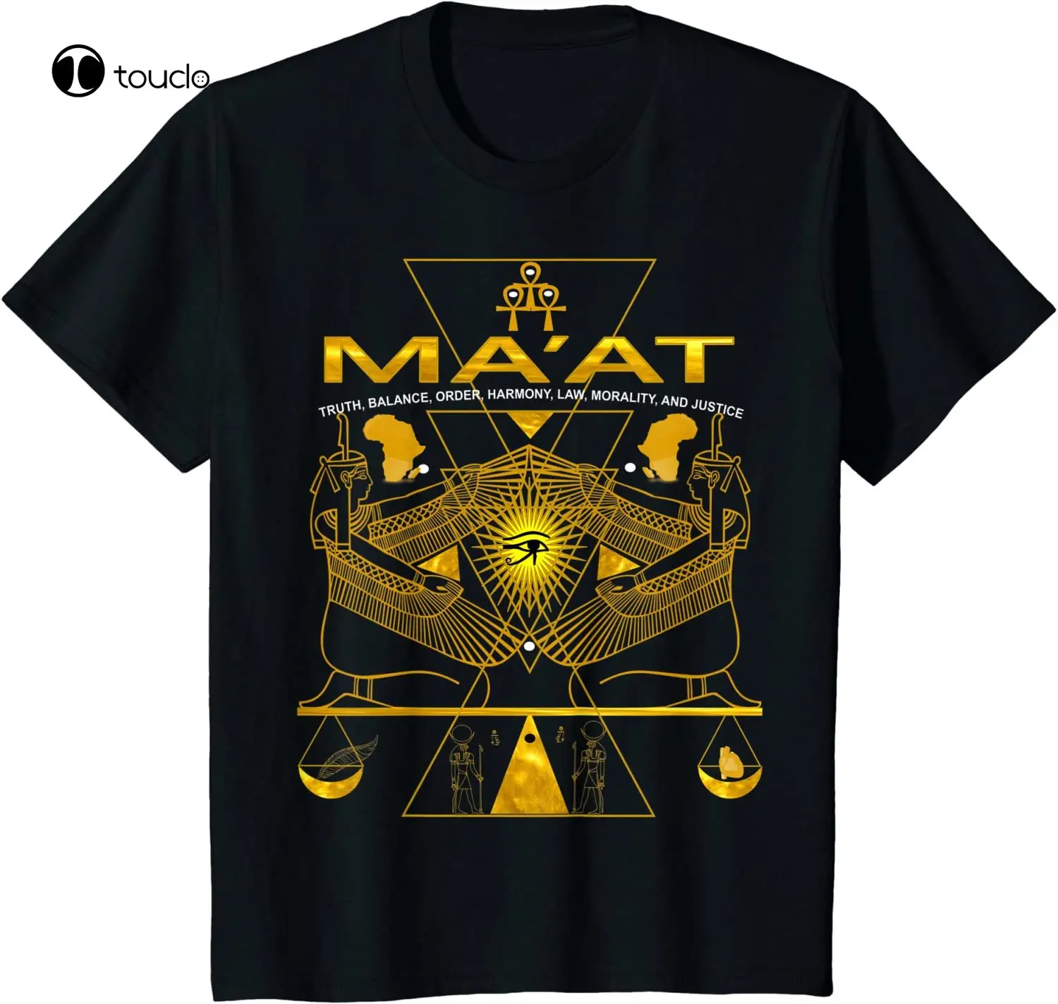 

Ma'At Maat Sacred Geometry Science Egyptian T-Shirt Tee Shirt unisex