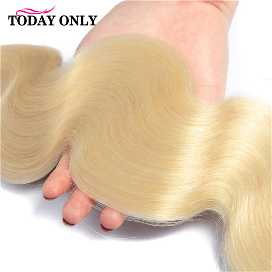 613 пряди перуанских волос волнистые человеческие волосы блонд 1/3/4 шт. для