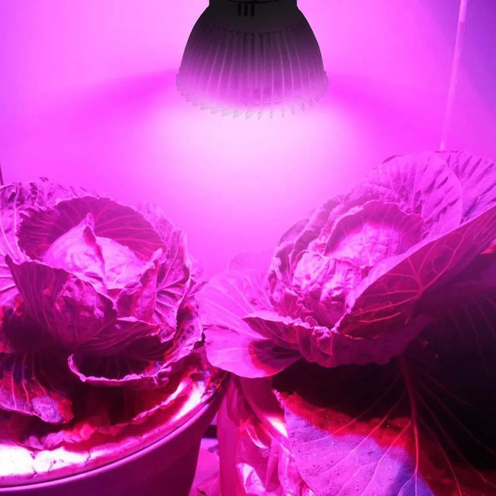 

Grow lamp Grow Light Full Spectrum 28W E27 LED Flower Seed Plants Grow Lamp for Plants Flowers Green house flower seeds#w