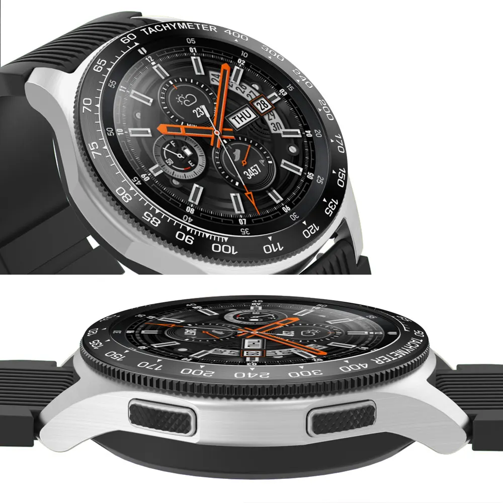 Чехол с кольцом ободком для Galaxy Watch 46 мм 42 Samsung Gear S3 Frontier /Classic защитный чехол смарт