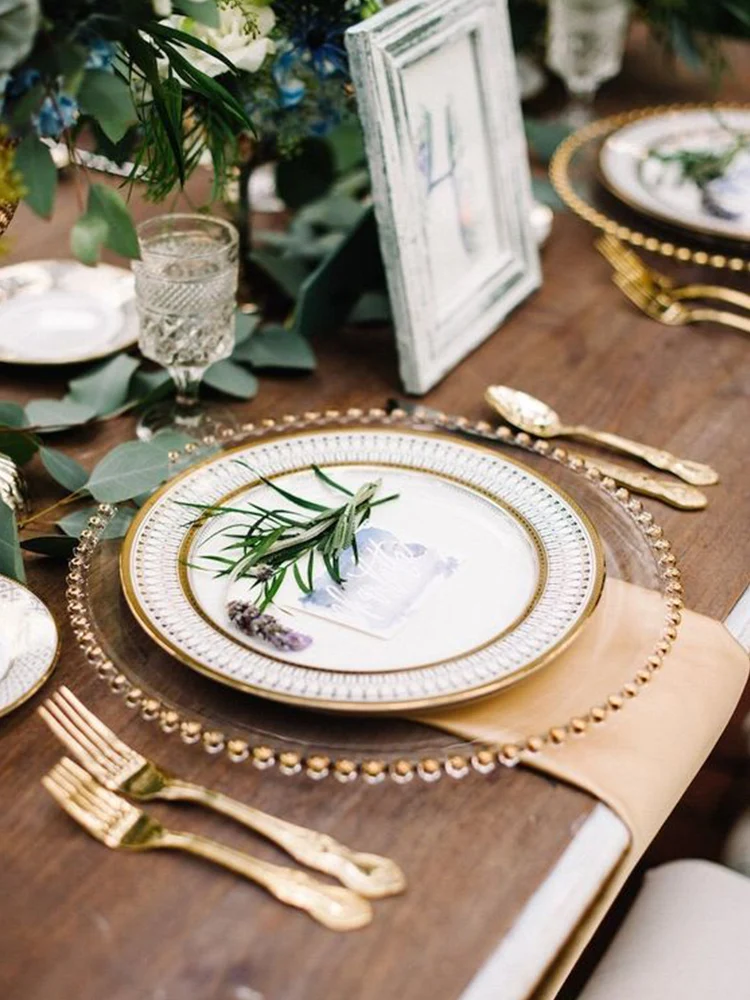 

European Style Dinner Plates Kitchen Ceramic Pasta Steak Glass Dessert Serving Plates Dessert Assiette Restaurant Supplies 60
