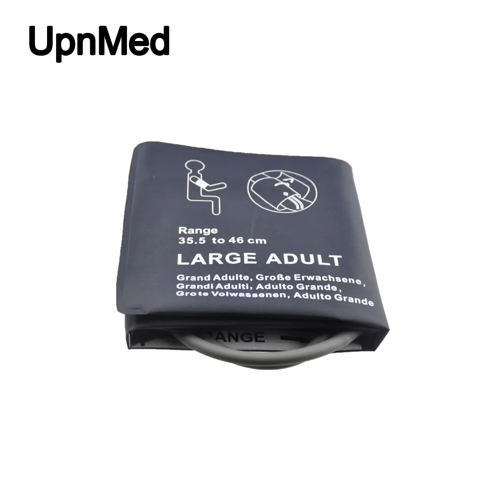 Без пузыря большая для взрослых с одной трубкой манжета NIBP кровяного давления -