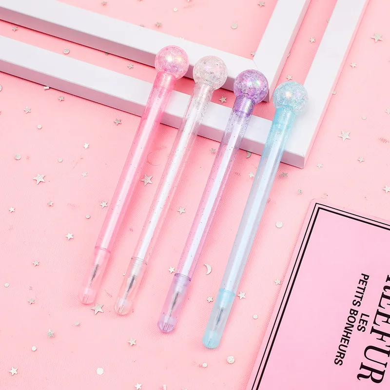 50 шт. Корейская творческая шариковая нейтральная ручка с трещинами милые