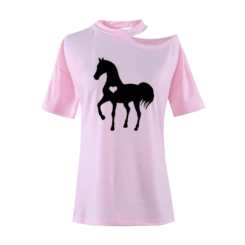 Футболка с изображением сердца лошади футболка подарок для любителей конного