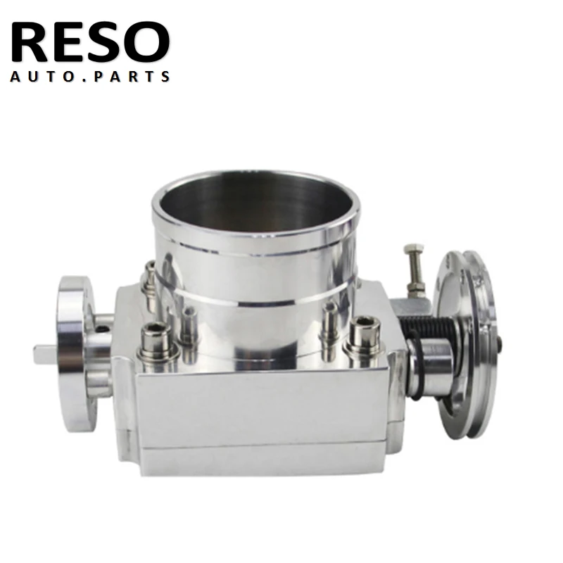RESO-Универсальный алюминиевый корпус дроссельной заслонки 80 мм 3,15 дюйма с высокой производительностью от AliExpress RU&CIS NEW