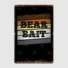Медведь приманка на ЛГБТ гордость медведь флаг братства металлический Плакат на заказ гараж; Клуб Club Декор стен для дома жестяной знак плакат