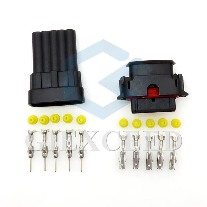 2 Sets 5 Pin 1928403738 Automotive MAF BSK Oxygen Sensor Plug Common Rail Injector Crankshaft Position Socket For Bosch | Автомобили и