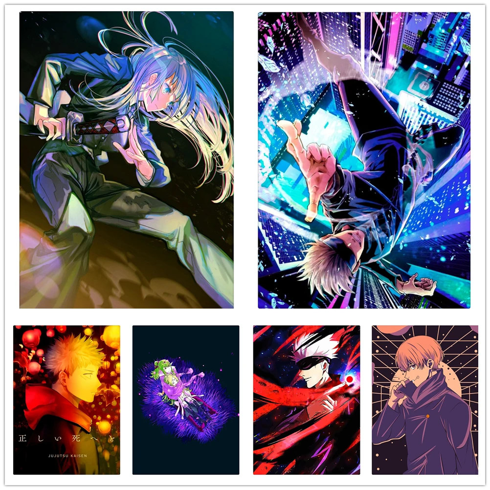 

5D DIY алмазная живопись Jujutsu кайсен обувь для косплея; Аниме ручной работы мозаичного искусства Алмазная вышивка крестиком комплекты, украше...