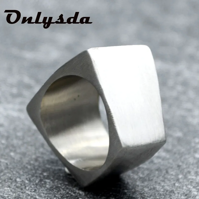 Onlysda Stainless Steel Viking Ring vintage Hammer retro punk jewelry finger man Love Jewelry Gift Wholesale OSR194