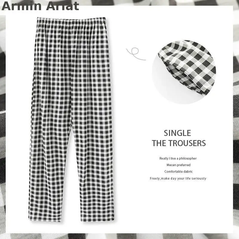 

Armin Arlat Autumn Women Night Pants Cotton Pijama Bottoms Hith Quality Lounge Classic Sleepwear Casual Sleeping Home Pants