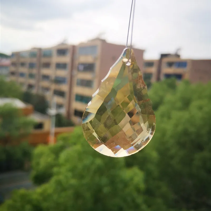 10 шт. 50 мм шампанское Ловец солнца (бесплатное кольцо) K9 хрустальная тыква