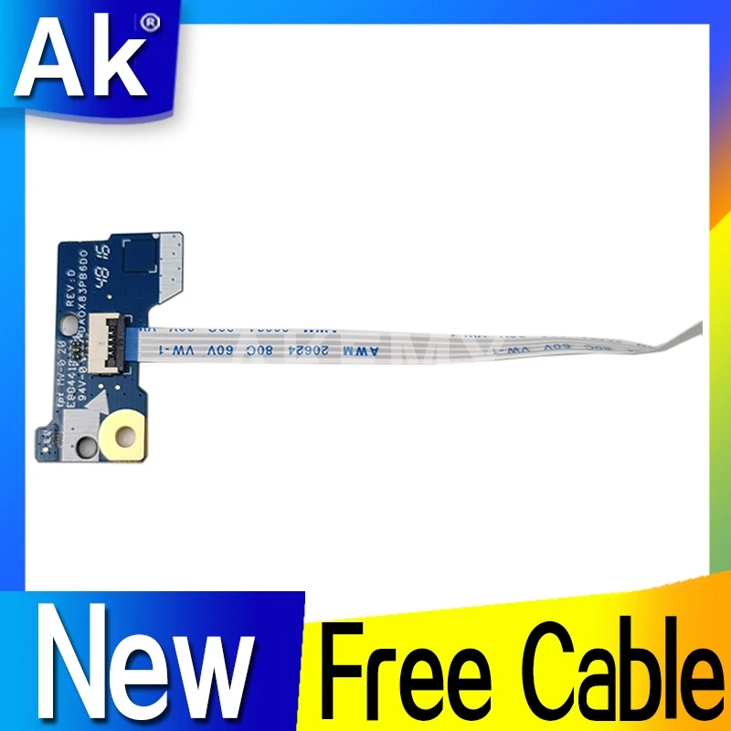 Akemy новый для For HP ProBook 455 450 G4 G3 кнопочная плата с кабелем DA0X83PB6D0 100%