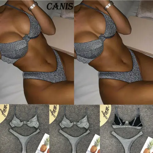 Новинка 2021 женский купальник из металлической пряжи сексуальный купальный