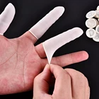 100 шт., одноразовые нескользящие перчатки для пальцев