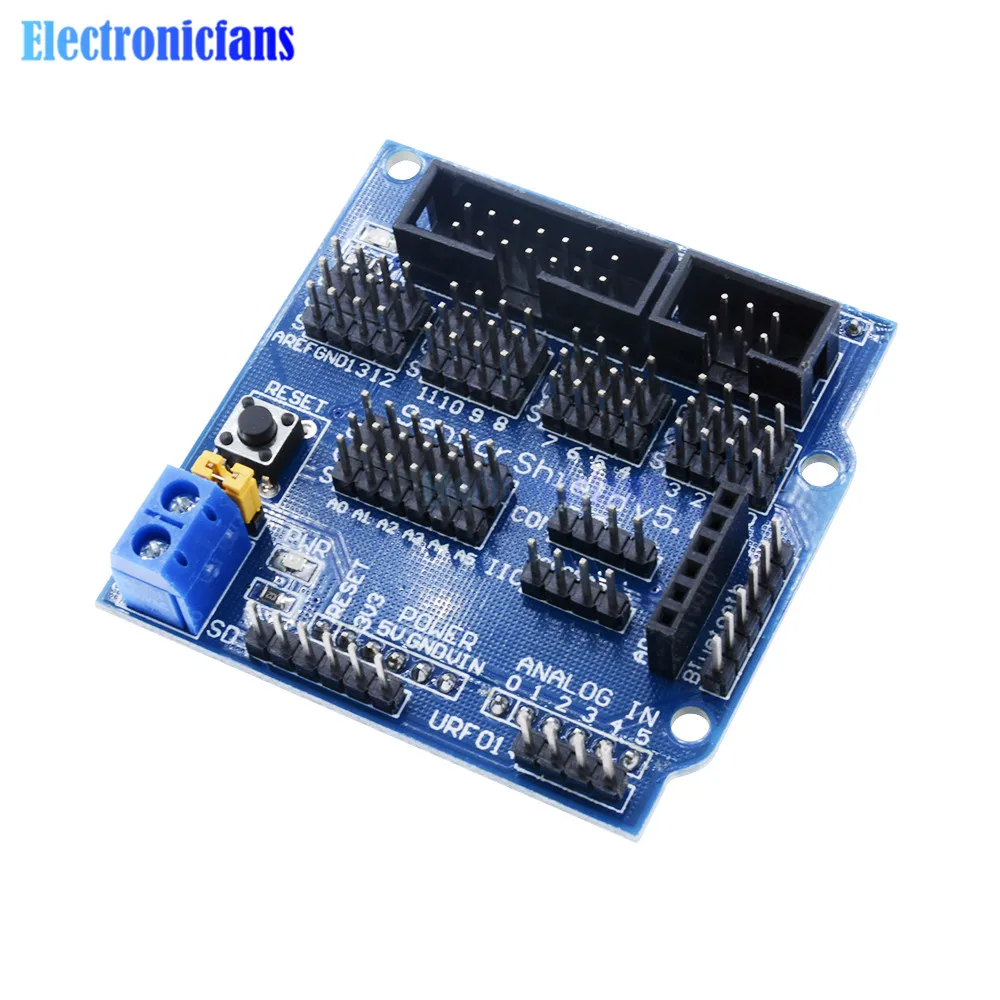 V5.0 сенсор Щит Плата расширения для Arduino электронные строительные блоки робот