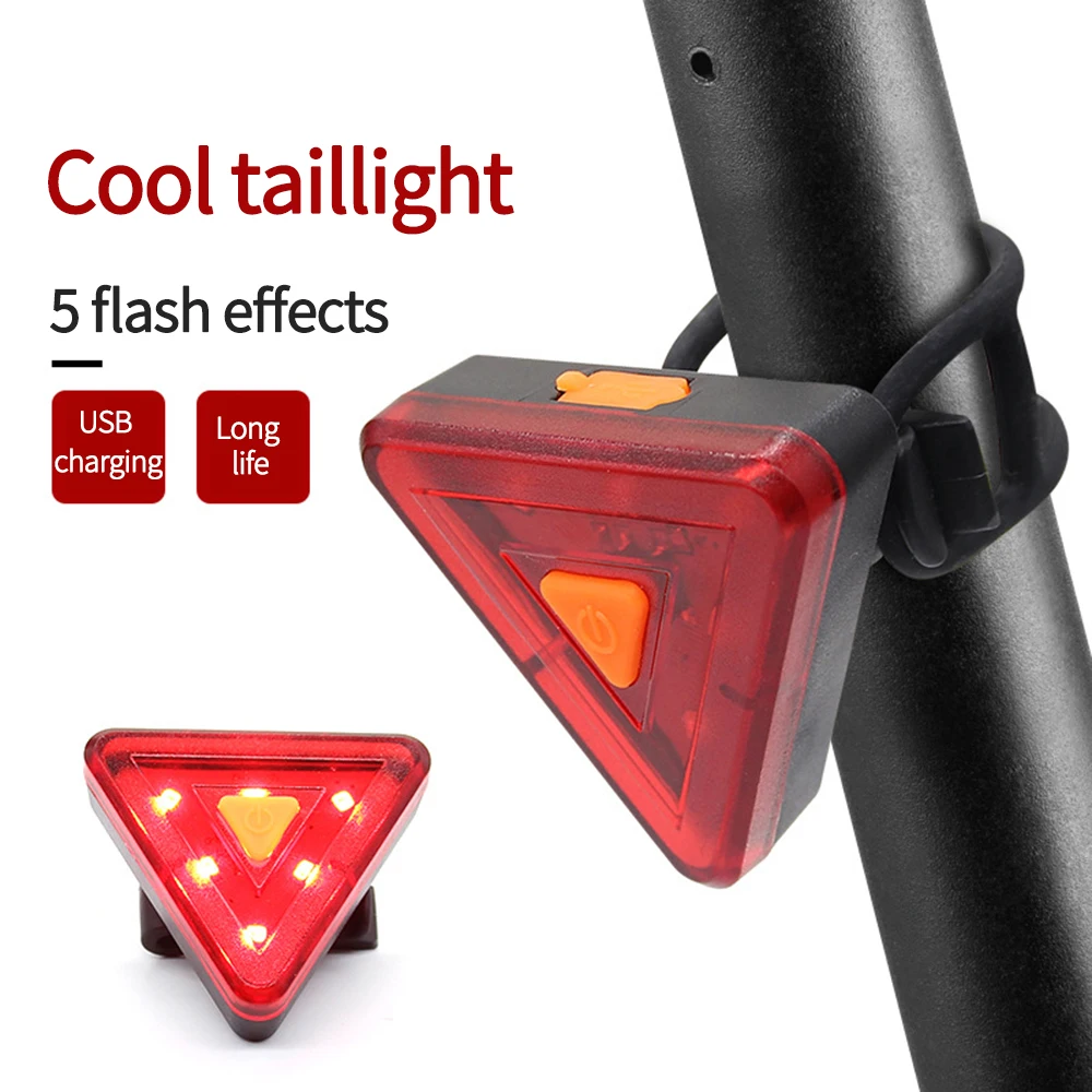 

Перезаряжаемые для велосипеда, задний светильник USB Велоспорт Светодиодный фонарь светильник Водонепроницаемый MTB дорожный велосипед хвос...