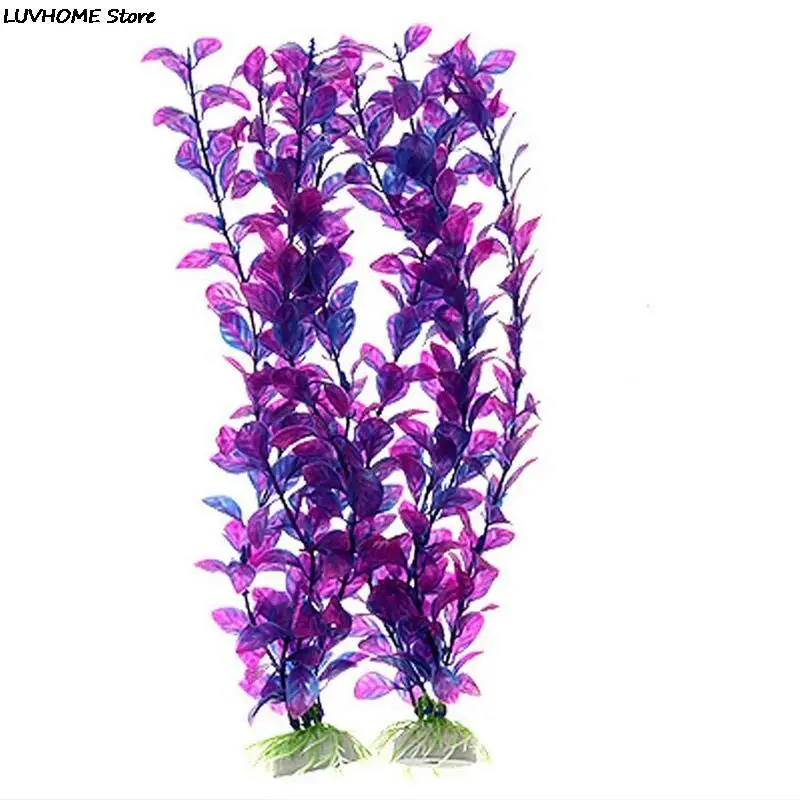 Горячий Искусственный пластик водное растение аквариум с травой украшения