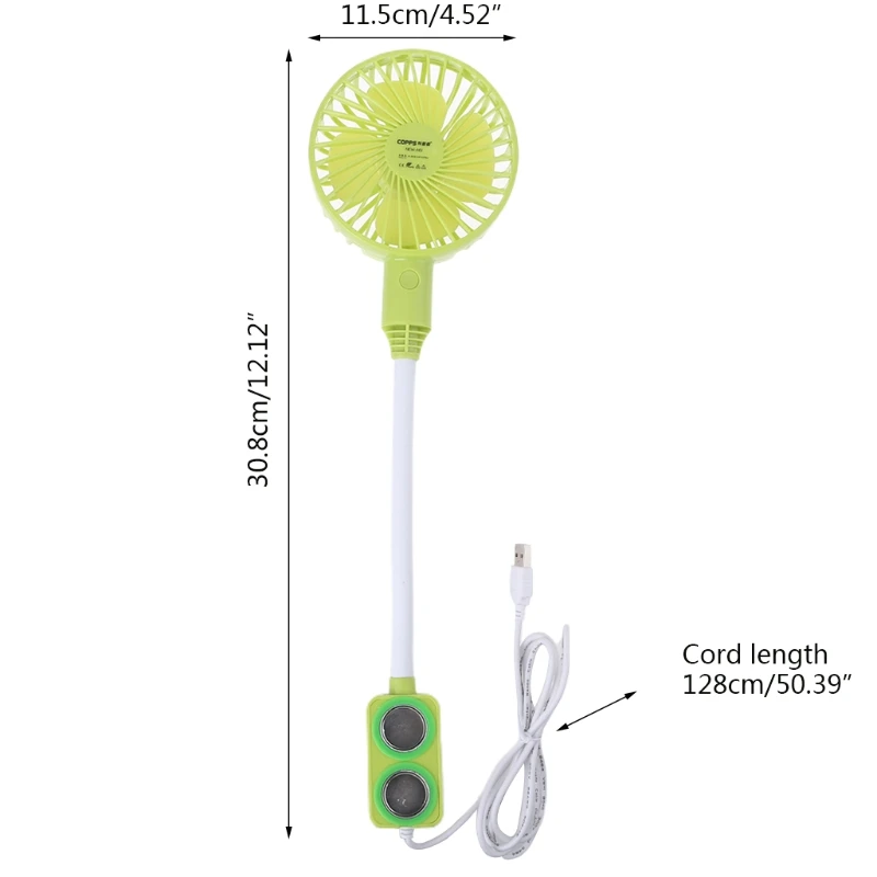 

3 Speeds Magnetic USB Powered Fan for Sewing Machine Machinist Car Outdoor T21A