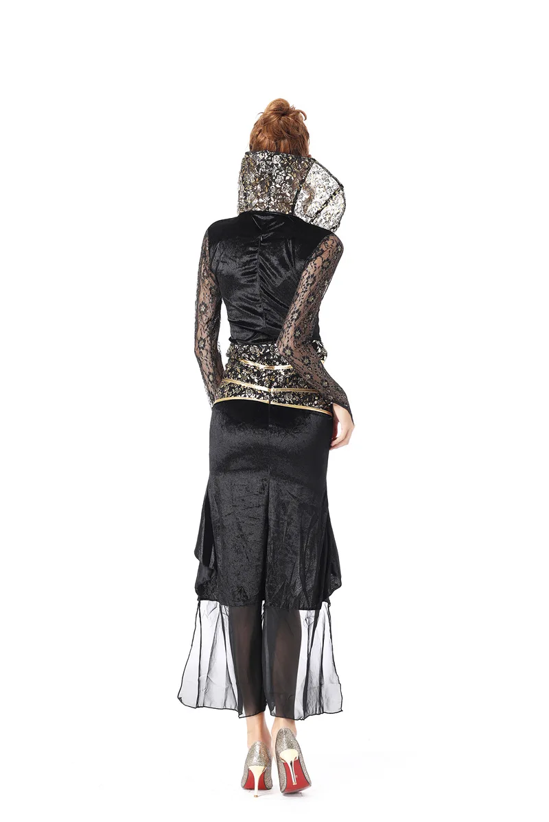 

Halloween stage costumes evil witch queen vampire suit adult costume dress up suits for any figure