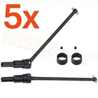 5 пар, металлический универсальный карданный вал, заменить EA1061 для JLB Racing CHEETAH 110 бесщеточный ру автомобиль Monster Truck, запасное обновление