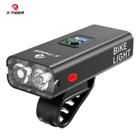 x tiger bicycle light ipx6 waterproof 1200 lumens usb charging bicycle lamp 2400mah mtb road bike front flashlight headlight