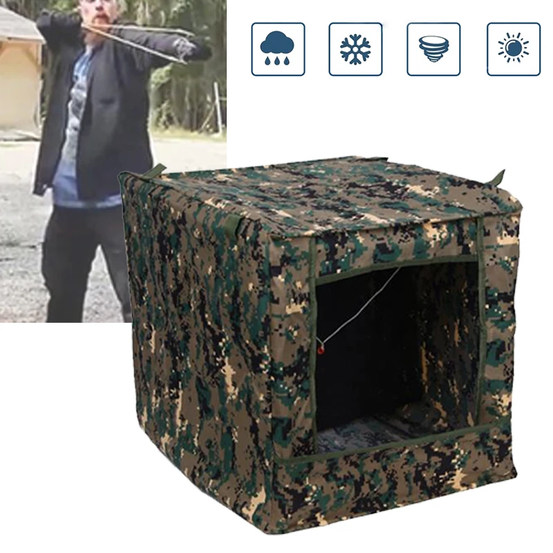 Portable Foldable Camouflage Hunting Recycle Ammo Shoot Target Box Shooting Case for Outdoor Bullseye | Спорт и развлечения