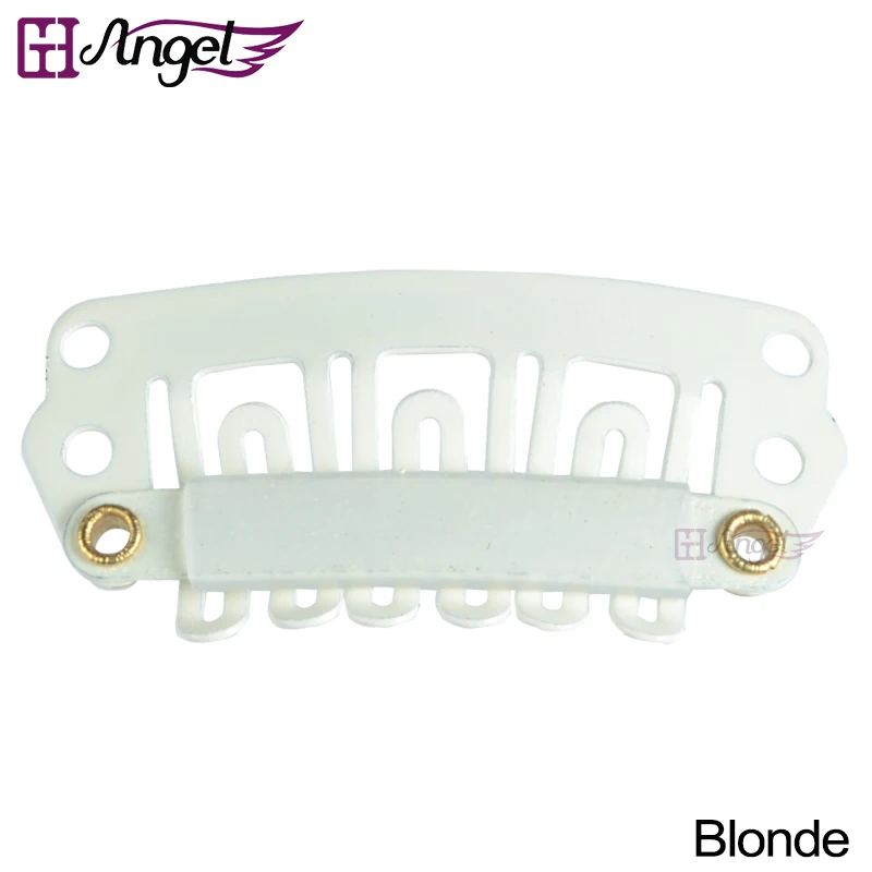 Оптовая Продажа 1000 шт. 28 мм U-образный зажим для наращивания волос с силиконовой