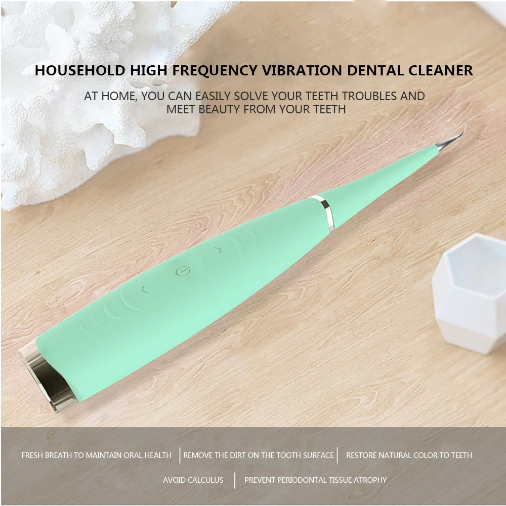 

Usb Recharge Vibrition Sonic Dental Scaler Tooth Calculus Remover Tooth Stains Tartar Cleaner Tool Whiten Teeth