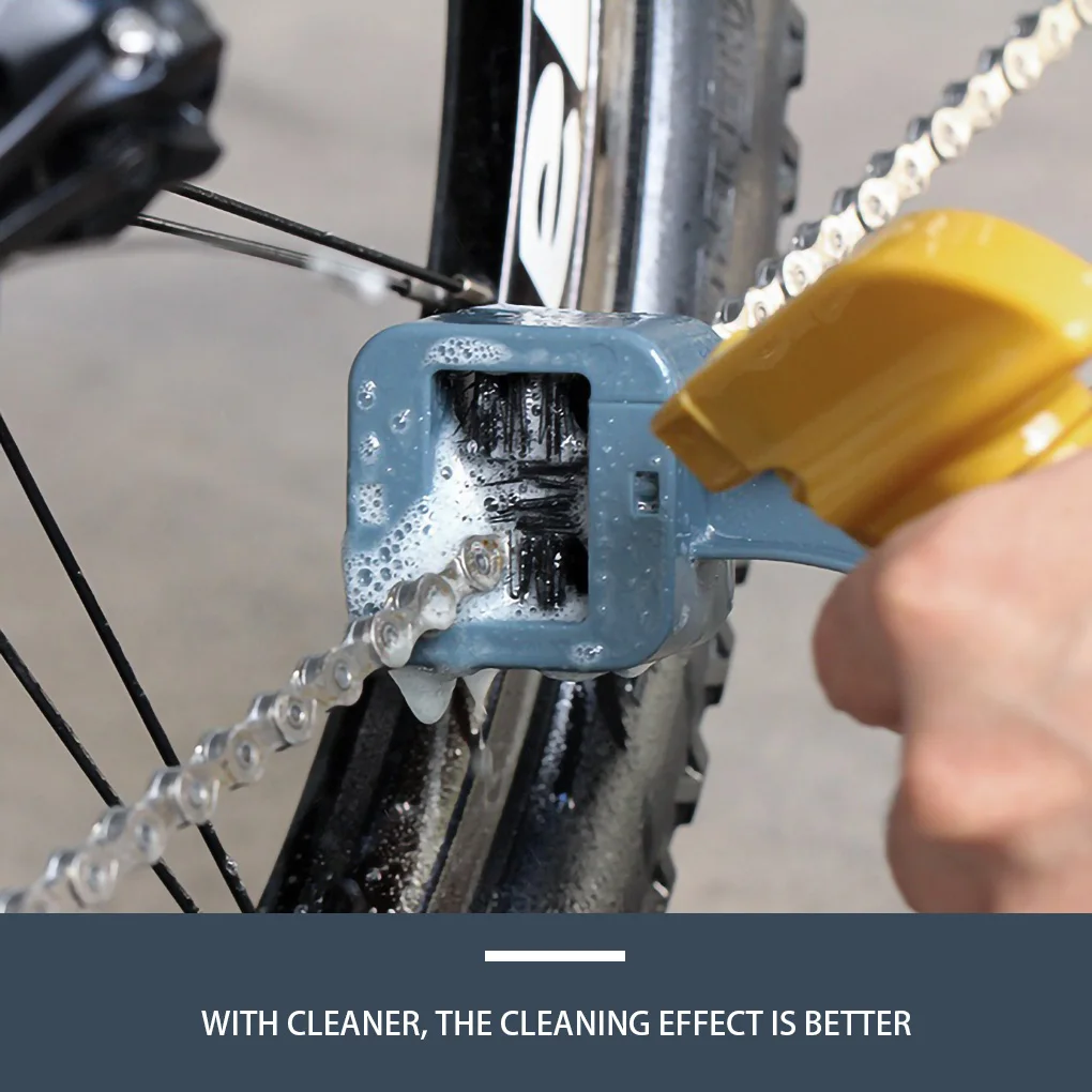 

Portable Bicycle Chain Clean Brush Plastic Gear Grunge Brush MTB Mountain Bike Machine Washer Brush Scrubber Cycling Clean Tool